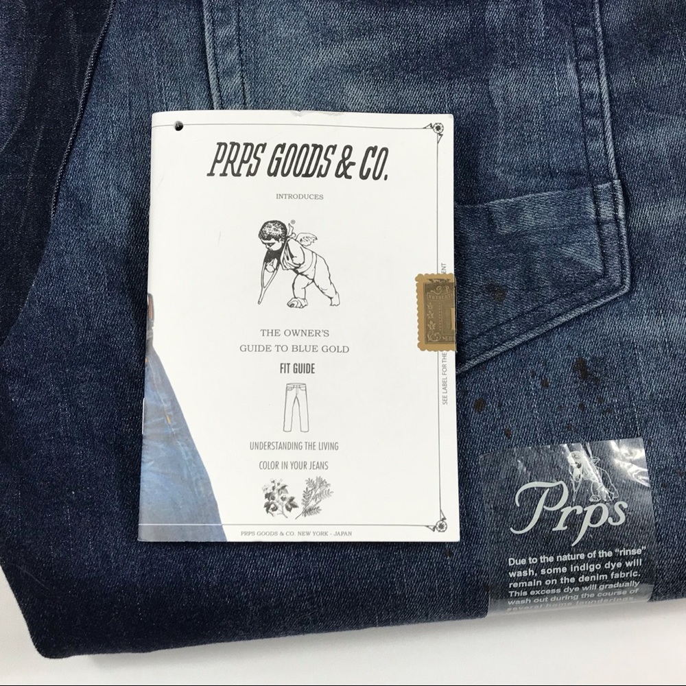 New listing!! PRPS Denim La Sabre Jeans - Picture 7 of 8